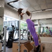 Diana Văduva în sala de Pilates FOTO: Ionuț Iordache (GSP)