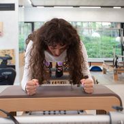 Diana Văduva în sala de Pilates FOTO: Ionuț Iordache (GSP)