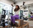 Diana Văduva în sala de Pilates FOTO: Ionuț Iordache (GSP)