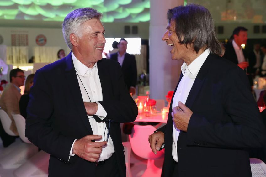 Carlo Ancelotti și Hans-Wilhelm Muller-Wohlfahrt