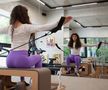 Diana Văduva în sala de Pilates FOTO: Ionuț Iordache (GSP)