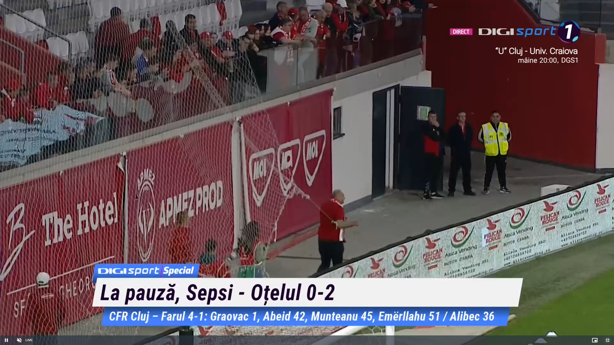 Ce a făcut Laszlo Dioszegi la pauza meciului Sepsi - Oțelul