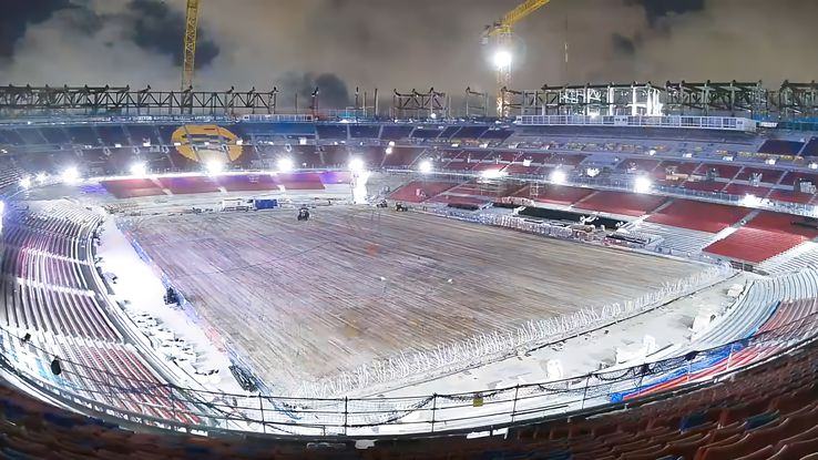 Avansează lucrările de reconstrucție ale Spotify Camp Nou / Foto: X CampNou Updates Live