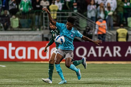 Jackson Rodriguez, în tricoul lui Emelec, într-un meci din Copa Libertadores / Foto: Imago