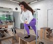 Diana Văduva în sala de Pilates FOTO: Ionuț Iordache (GSP)