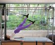 Diana Văduva în sala de Pilates FOTO: Ionuț Iordache (GSP)