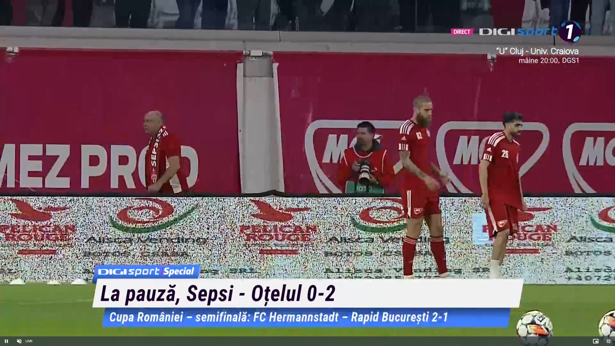 Ce a făcut Laszlo Dioszegi la pauza meciului Sepsi - Oțelul