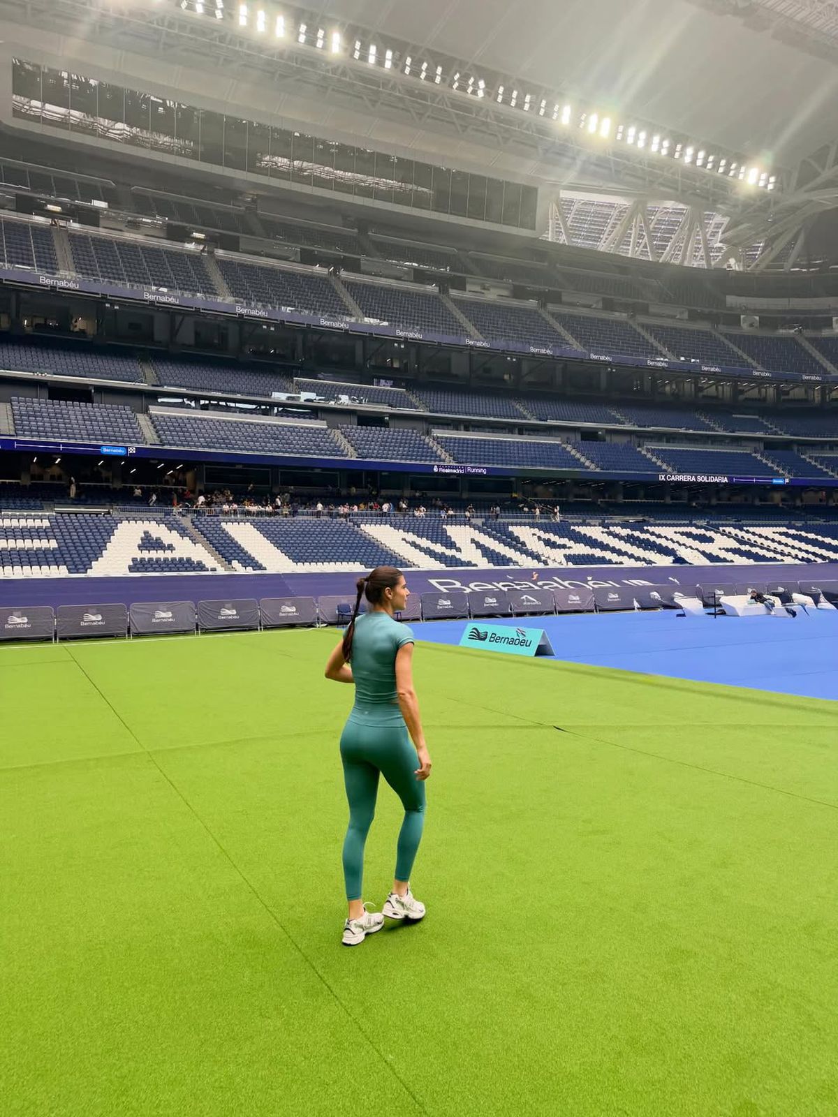 Sorana s-a antrenat pe „Bernabeu”, iar colega din circuit nu s-a putut abține: „Ai corpul ideal”