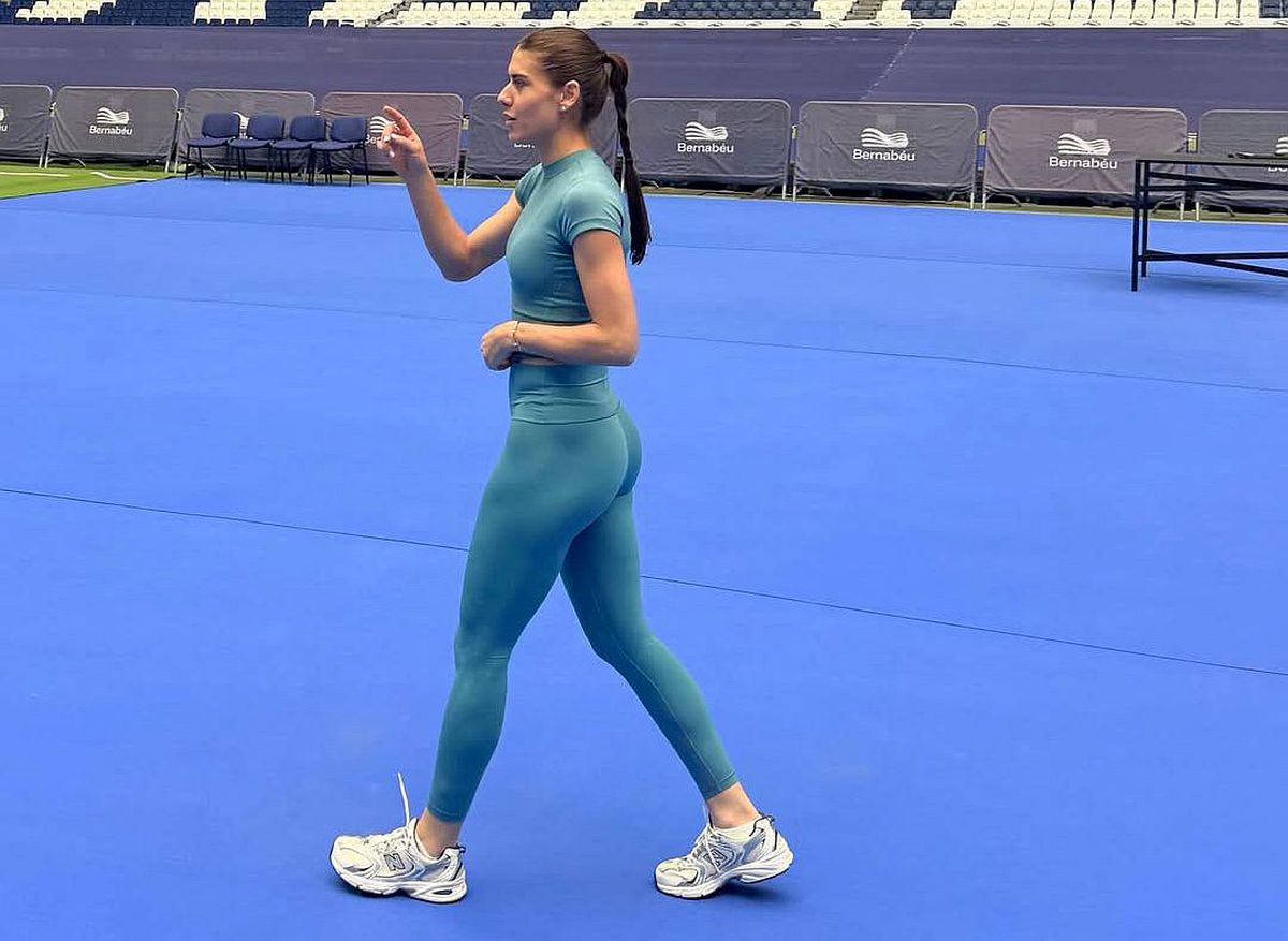 Sorana s-a antrenat pe „Bernabeu”, iar colega din circuit nu s-a putut abține: „Ai corpul ideal”