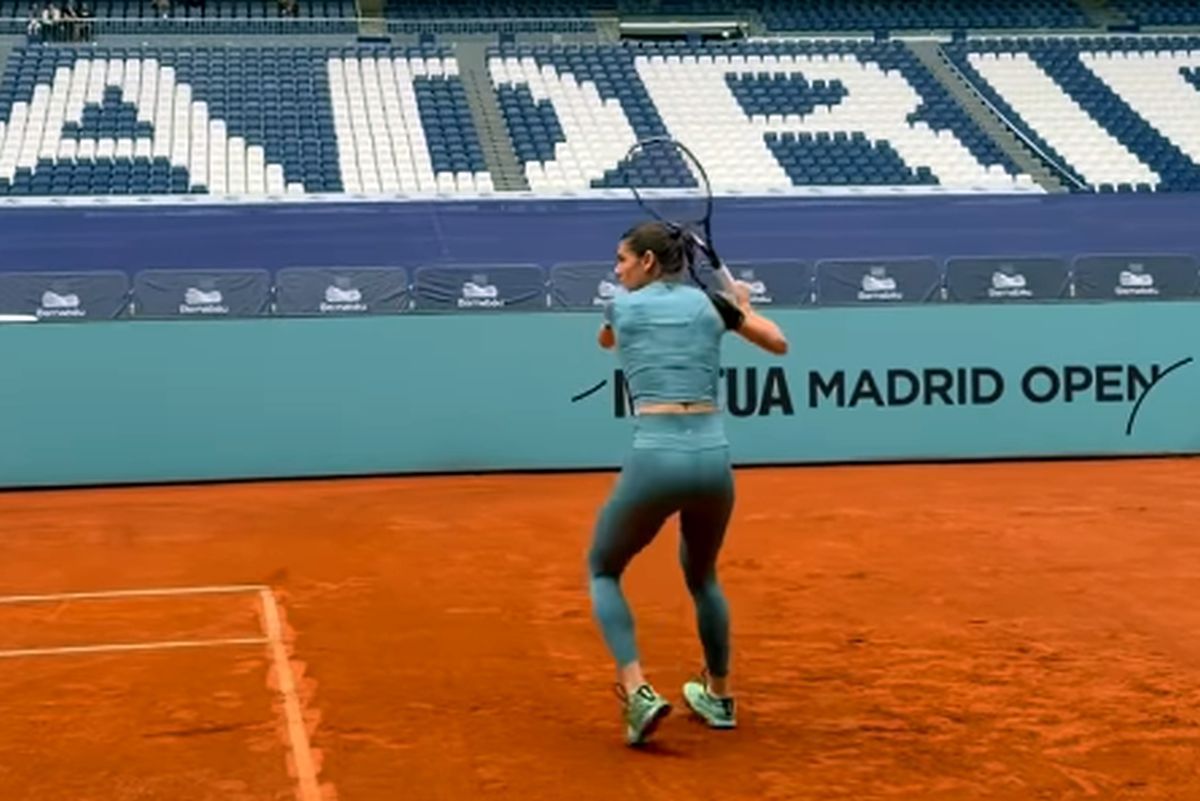 Sorana s-a antrenat pe „Bernabeu”, iar colega din circuit nu s-a putut abține: „Ai corpul ideal”