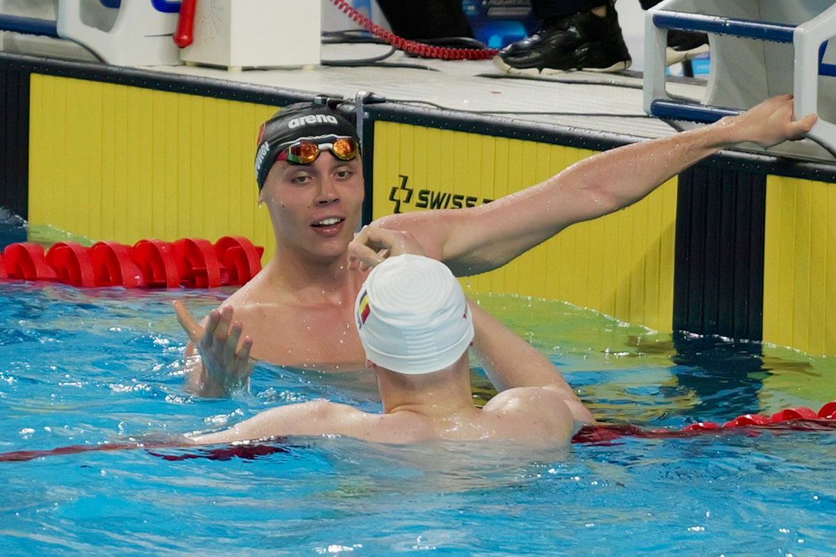 David Popovici, campion național la 100 m liber