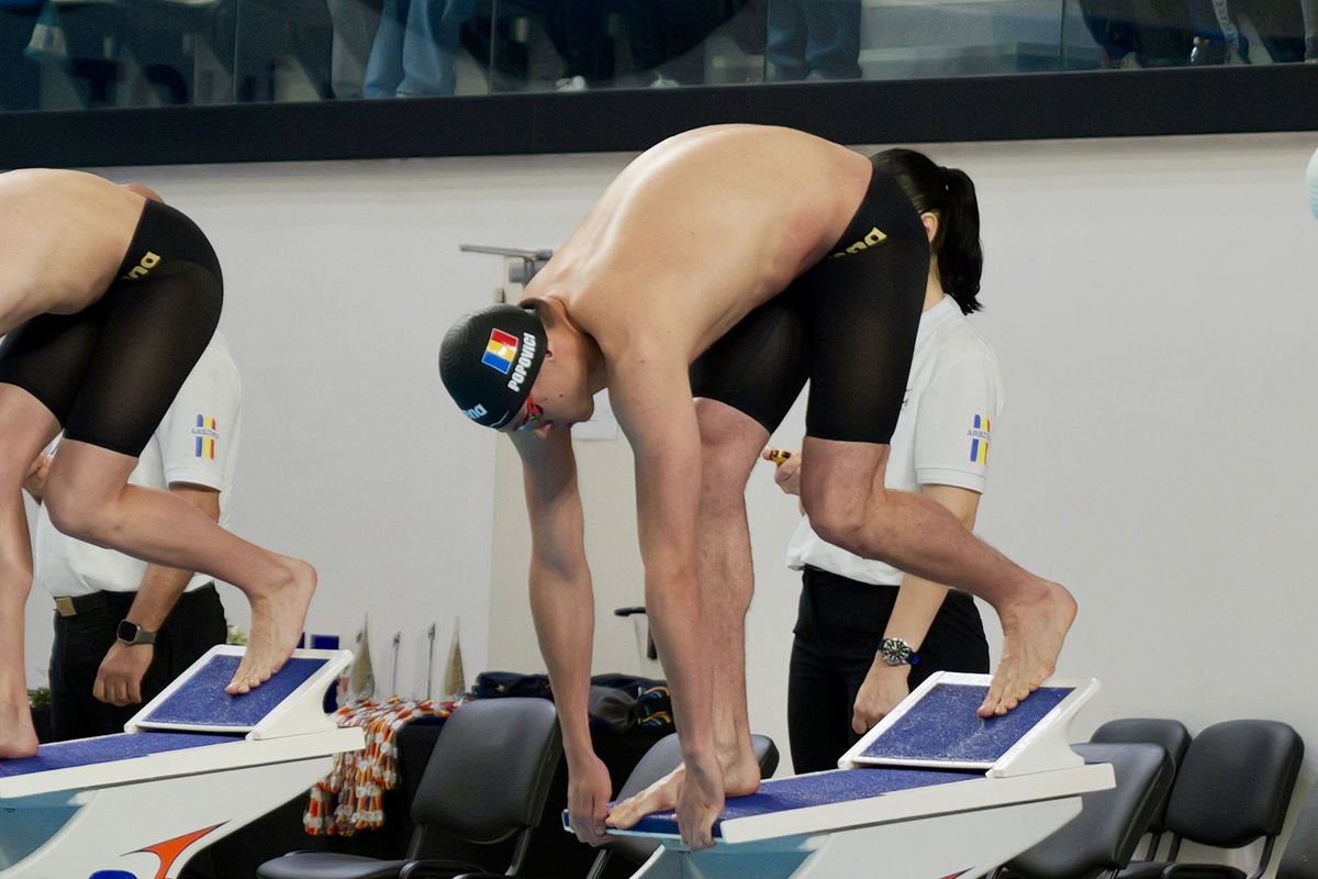 David Popovici, a PATRA medalie de aur la campionatele naționale de la Otopeni » Campionul mondial a scos al 5-lea timp al sezonului
