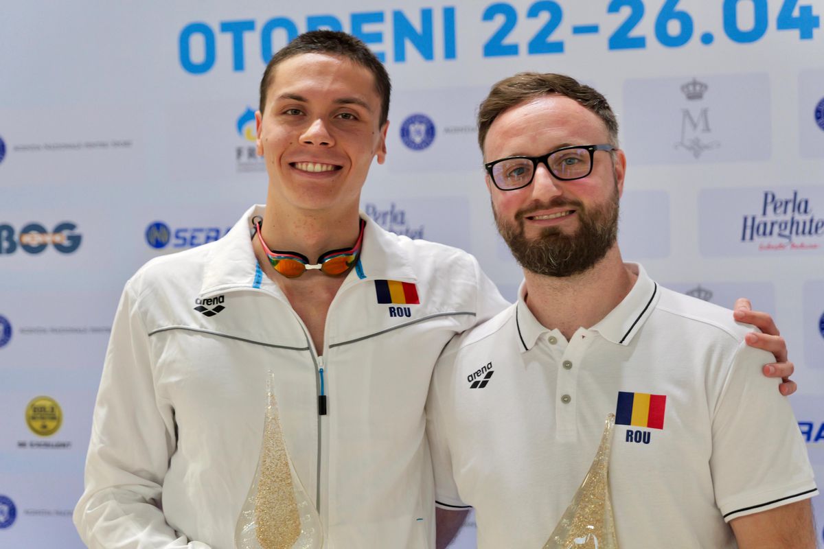 David Popovici, a PATRA medalie de aur la campionatele naționale de la Otopeni » Campionul mondial a scos al 5-lea timp al sezonului