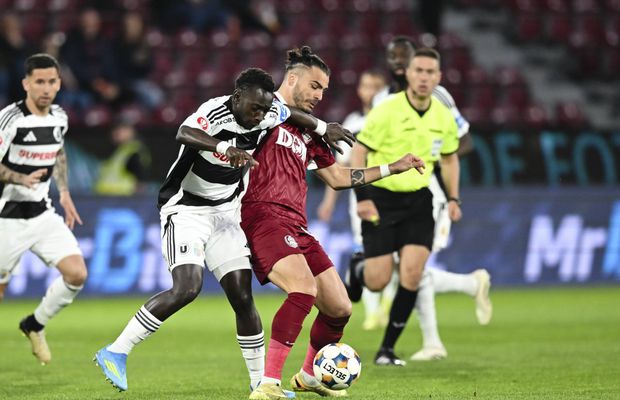 Acuzații după CFR Cluj - U Cluj: „Kovacs duce mâna la buzunar și i-au zis de la VAR să nu-i dea!”