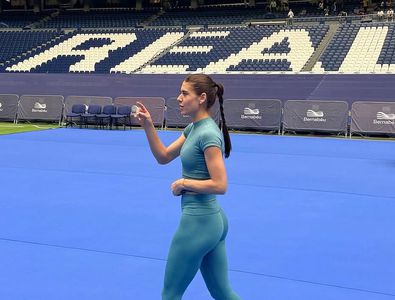 Sorana s-a antrenat pe „Bernabeu”, iar colega din circuit nu s-a putut abține: „Ai corpul ideal”