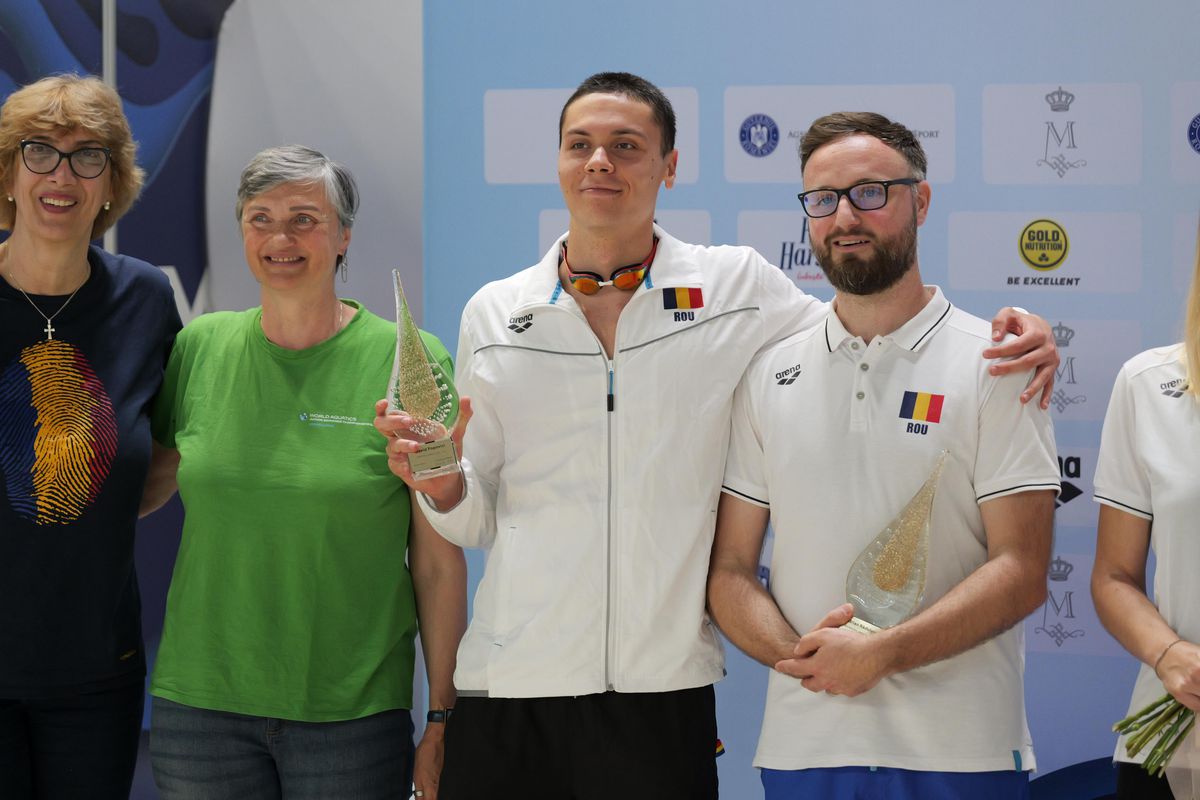 David Popovici, a PATRA medalie de aur la campionatele naționale de la Otopeni » Campionul mondial a scos al 5-lea timp al sezonului