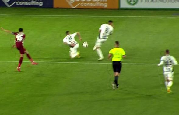 Szabolcs Kovacs n-a avut dubii! Pentru ce a acordat penalty în CFR Cluj - U Cluj