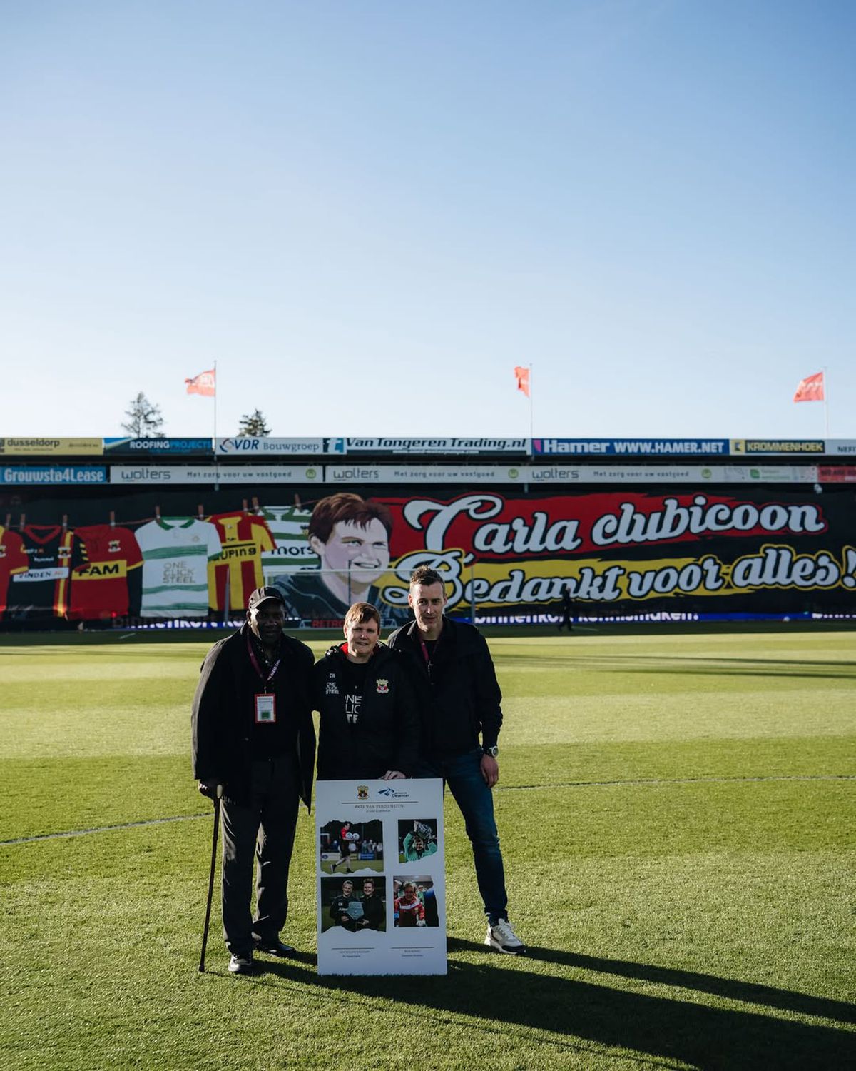 „Carla, legendă a clubului” » Scenografie spectaculoasă pentru magazionera care s-a pensionat după 27 de ani