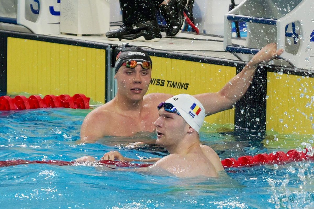 David Popovici, campion național la 100 m liber