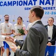 David Popovici, alături de Mihai Covaliu, președintele COSR/Foto: Andrei Furnigă (GSP.ro)