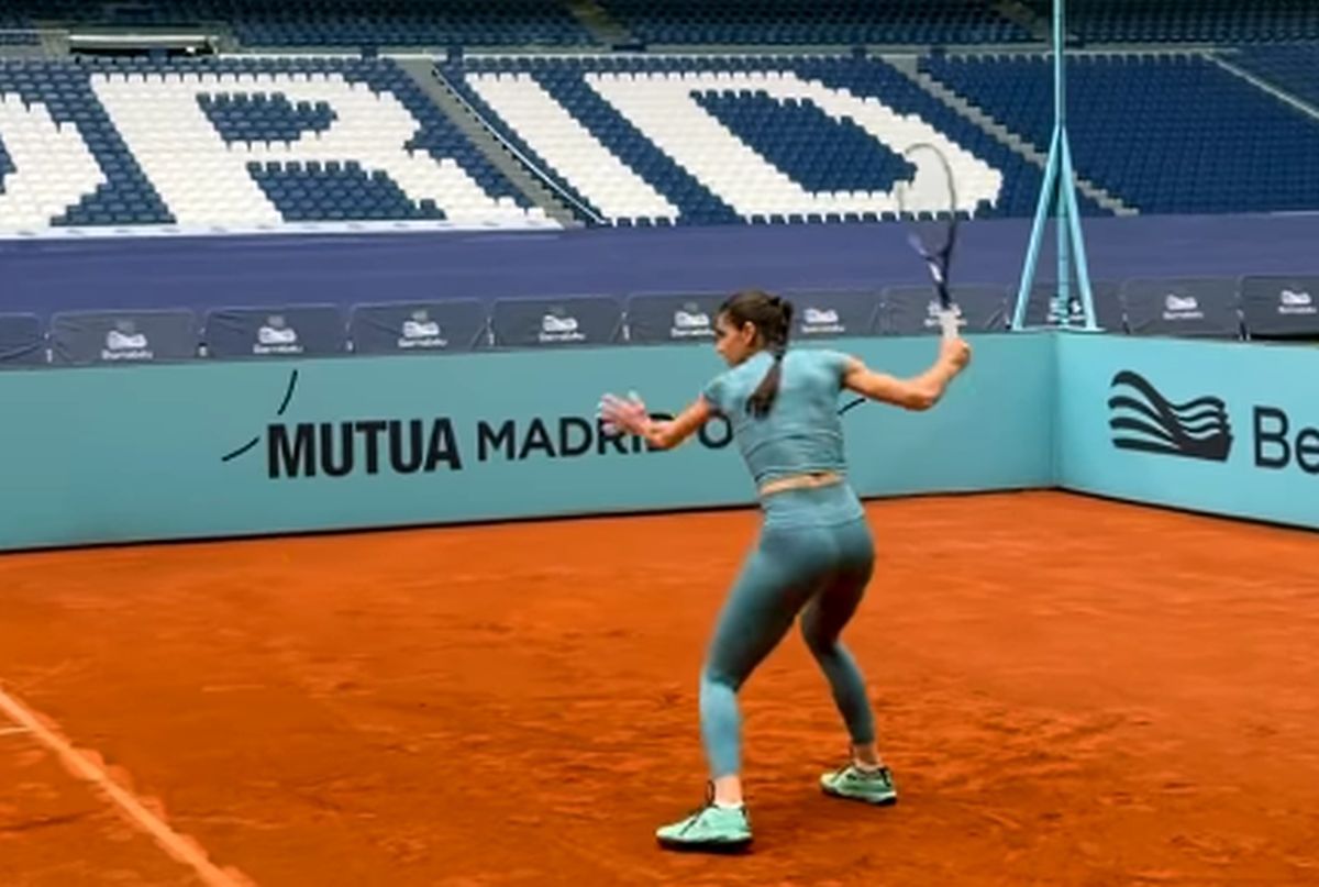 Sorana s-a antrenat pe „Bernabeu”, iar colega din circuit nu s-a putut abține: „Ai corpul ideal”