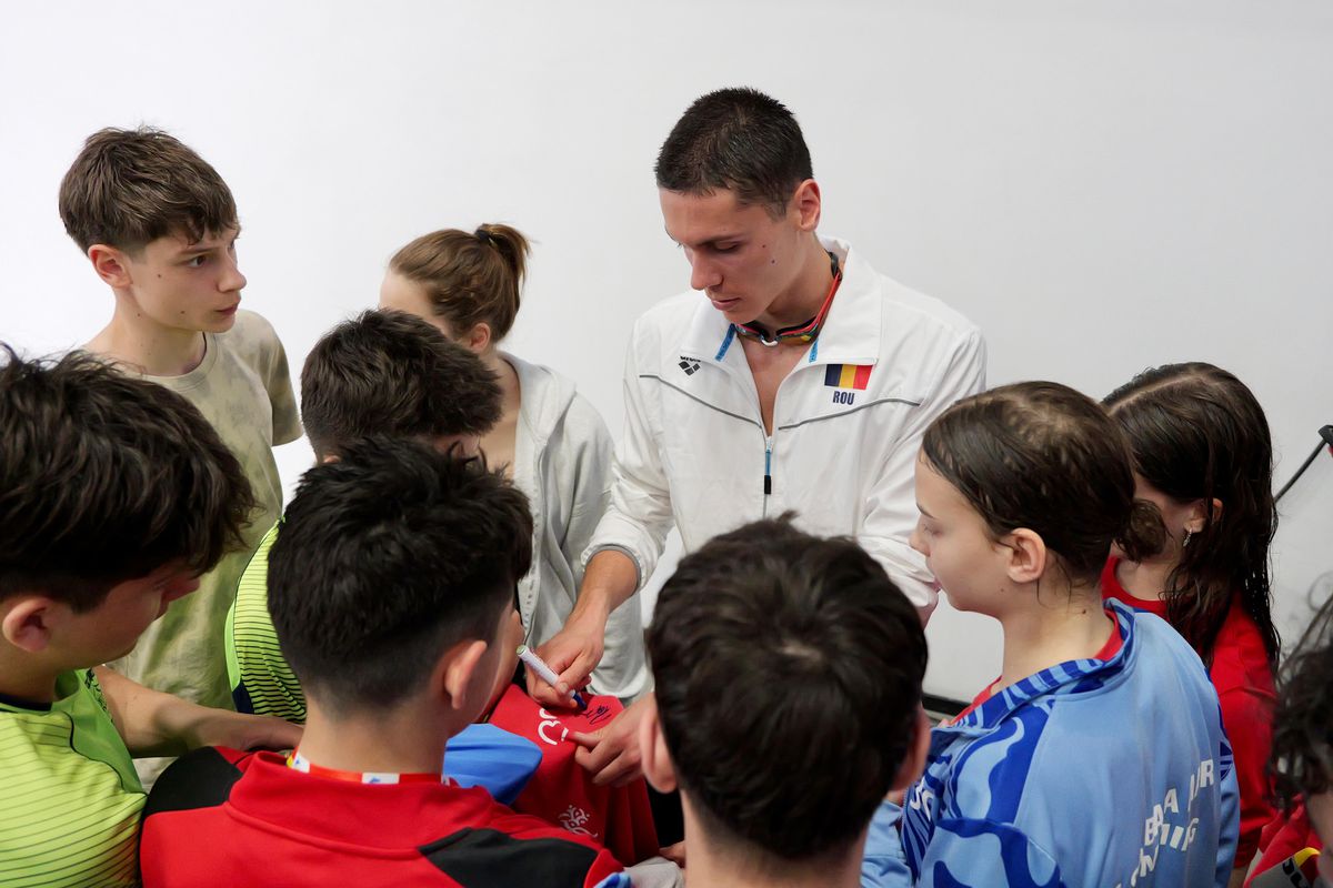 David Popovici, a PATRA medalie de aur la campionatele naționale de la Otopeni » Campionul mondial a scos al 5-lea timp al sezonului