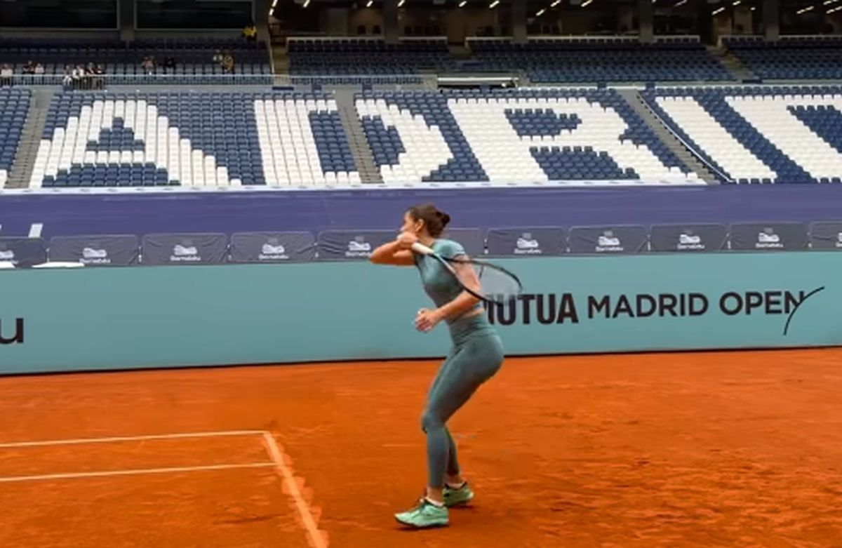 Sorana s-a antrenat pe „Bernabeu”, iar colega din circuit nu s-a putut abține: „Ai corpul ideal”