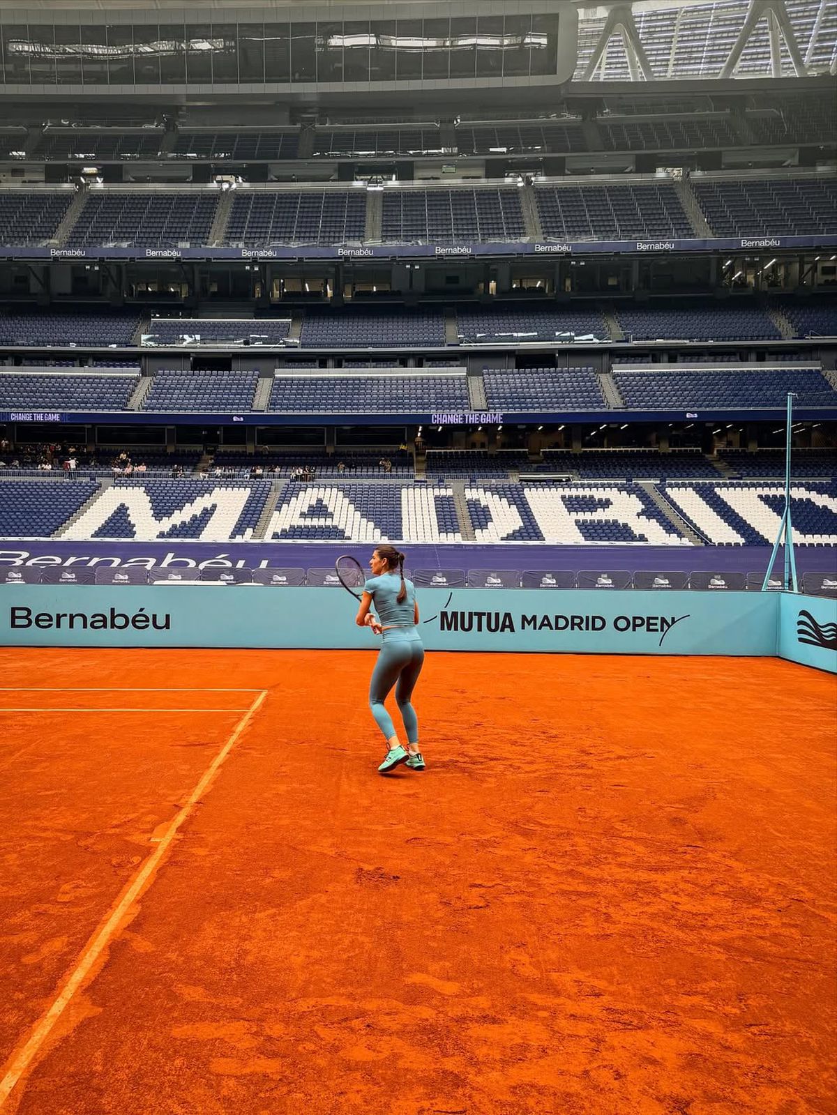 Sorana s-a antrenat pe „Bernabeu”, iar colega din circuit nu s-a putut abține: „Ai corpul ideal”