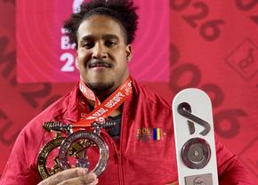 Luis Manuel Lauret Rodriguez, un aur și un argint pentru România la Campionatele Europene de haltere de la Batumi