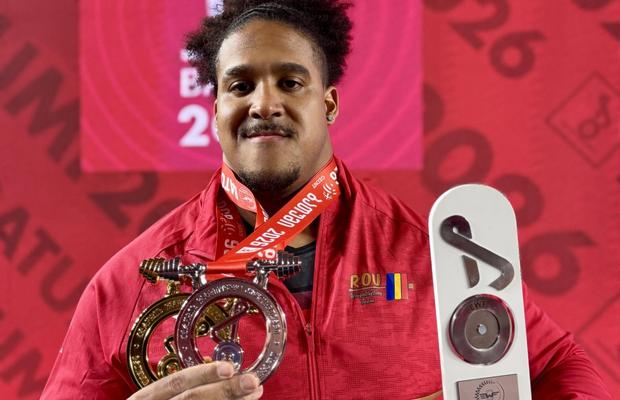 Luis Manuel Lauret Rodriguez, un aur și un argint pentru România la Campionatele Europene de haltere de la Batumi