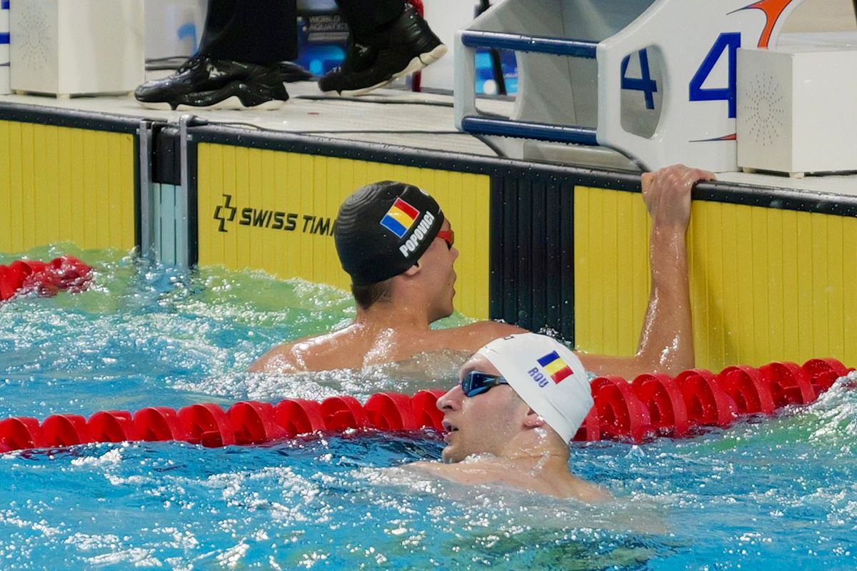 David Popovici, campion național la 100 m liber