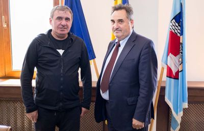 Planul fuziunii prinde contur la Constanța! Discuție intre Gică Hagi și Mihai Lupu pe marginea proiectului