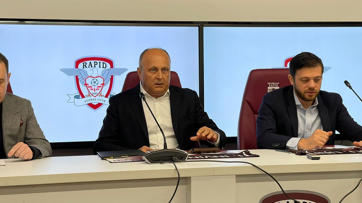 Dan Șucu a fost prezentat la Rapid: „Vom avea un buget de 7 milioane de euro. La anul vom avea 10, peste 2 ani vor fi 14”