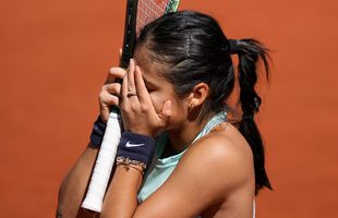 Emma Răducanu, eliminată de la Roland Garros » A câștigat primul set, dar a mai luat, ulterior, doar două game-uri