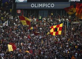Finala Conference s-a jucat la Tirana, însă pe Stadio Olimpico din Roma au venit peste 50.000 de oameni!
