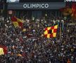 Peste 50.000 de fani italieni au fost prezenți pe Stadio Olimpico din primul minut al finalei Conference League, AS Roma - Feyenoord.