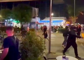 Haos pe străzile din Tirana, înainte de finala Conference League: 6 răniți și 50 deja expulzați!