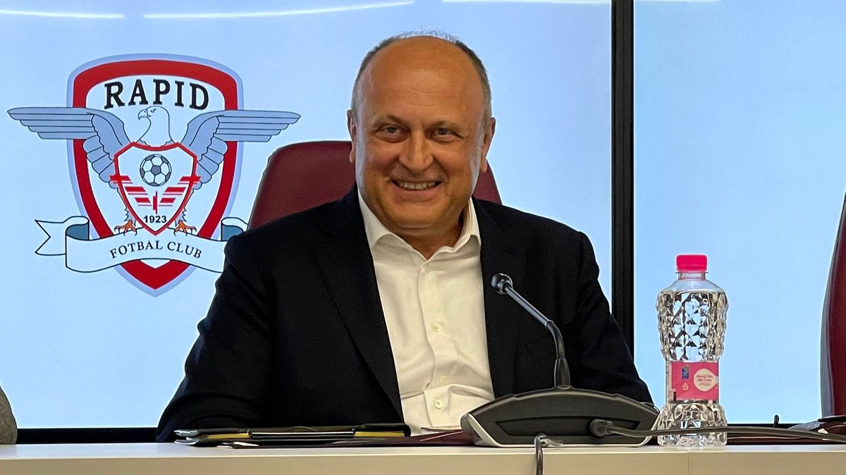 Dan Șucu a fost prezentat la Rapid: „Vom avea un buget de 7 milioane de euro. La anul vom avea 10, peste 2 ani vor fi 14”