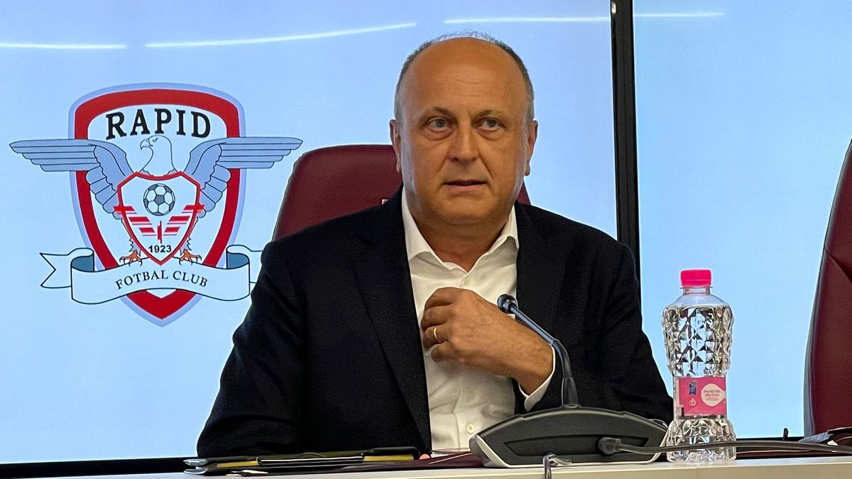 Dan Șucu a fost prezentat la Rapid: „Vom avea un buget de 7 milioane de euro. La anul vom avea 10, peste 2 ani vor fi 14”