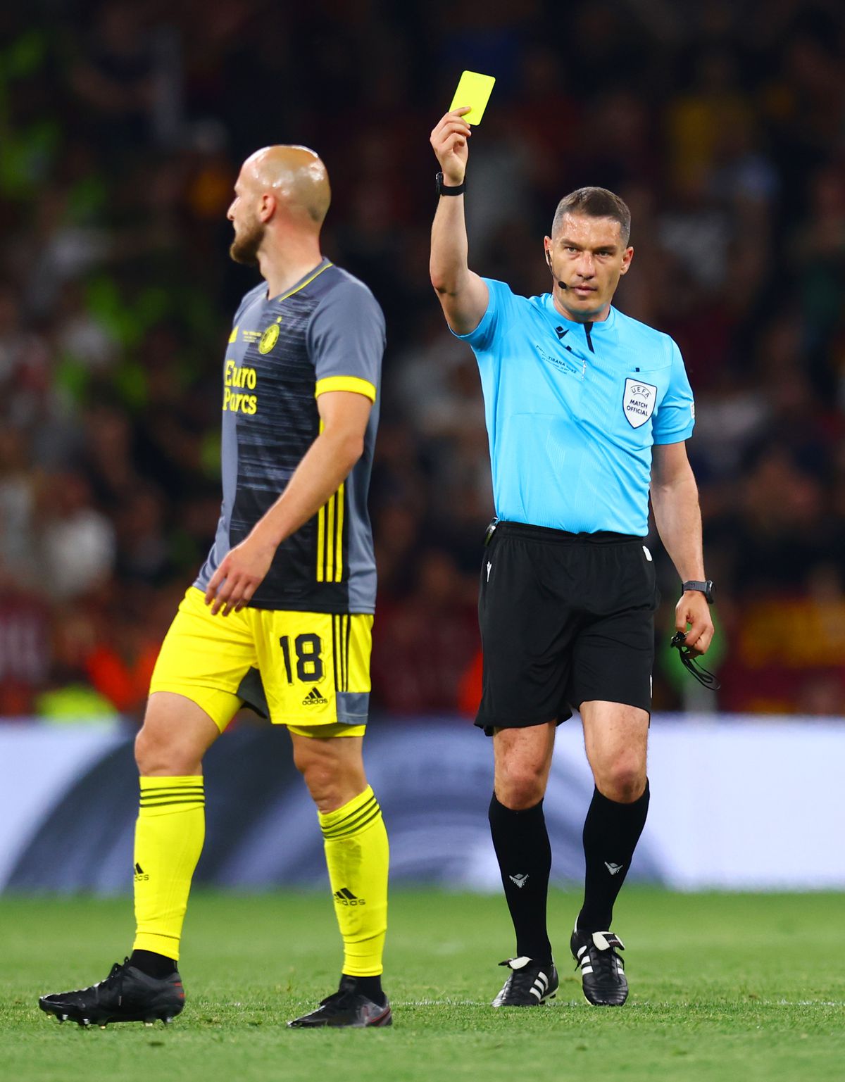 AS Roma - Feyenoord, prima finală Conference League, arbitrată de Istvan Kovacs