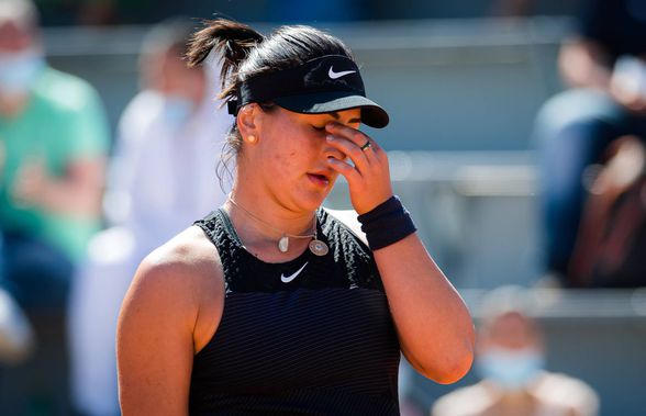 Bianca Andreescu s-a oprit în turul 2 la Roland Garros