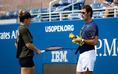 Simona Halep și Patrick Mouratoglou la US Open, turneul unde a fost depistată pozitiv FOTO Imago Images