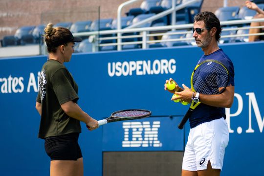 Simona Halep și Patrick Mouratoglou la US Open, turneul unde a fost depistată pozitiv FOTO Imago Images