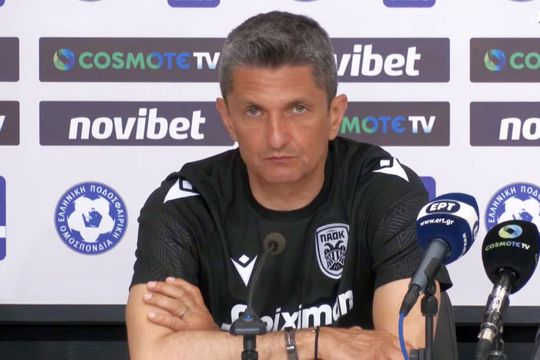 Răzvan Lucescu, după înfrângerea din Cupă cu PAOK: „Sunt rănit profund”. Foto: Captură YouTube @PAOK