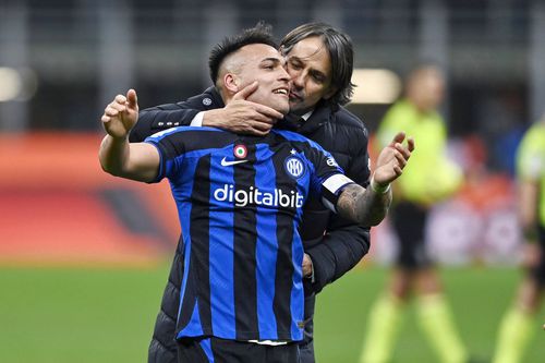 Inter atacă trofeul Ligii Campionilor cu Simone Inzaghi și Lautaro Martinez. Foto: Imago Images
