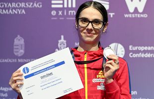 O nouă medalie la Campionatul European U23 de la Budapesta » Sabina Martiș a luat argintul