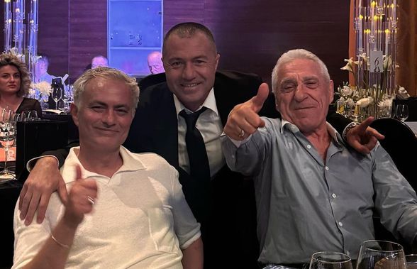 Imagini tari de la dineul Generației de Aur » Prima care a vrut să facă poză cu Jose Mourinho