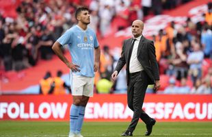 Reacția lui Pep Guardiola după finala pierdută cu Manchester United: „Ne-am chinuit în prima repriză” » Ce le-a spus jucătorilor în vestiar