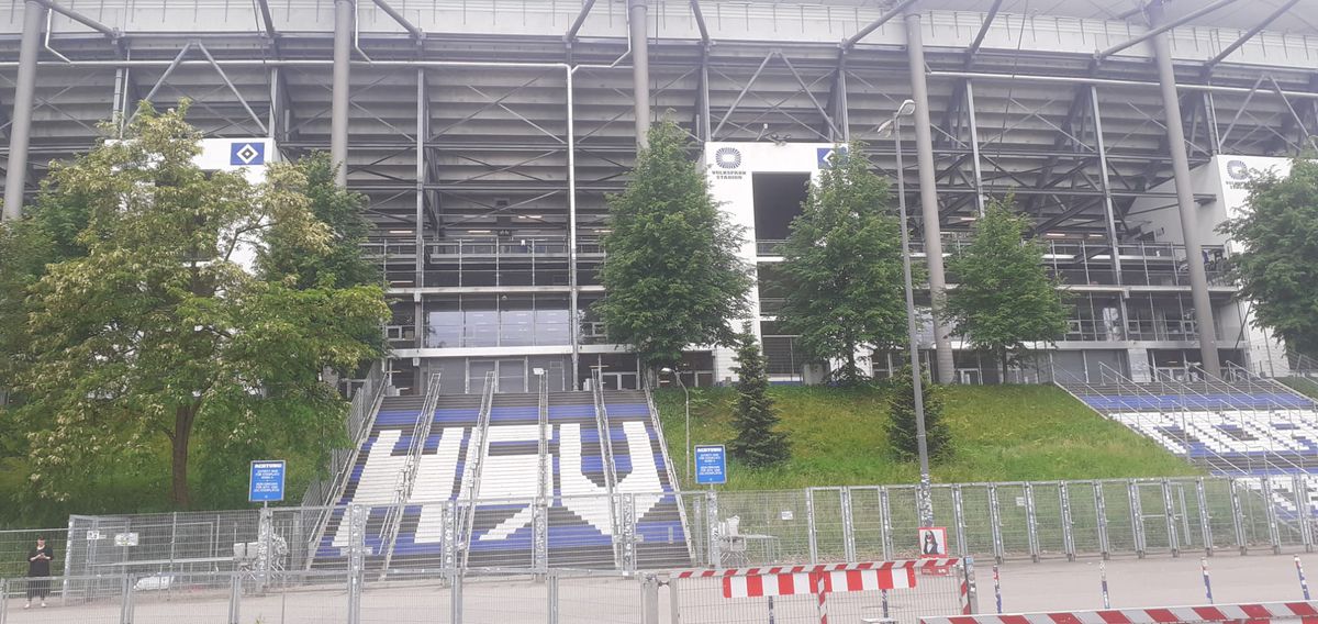 Imagini de la Barclays Arena, înainte de Dinamo - Hamburg