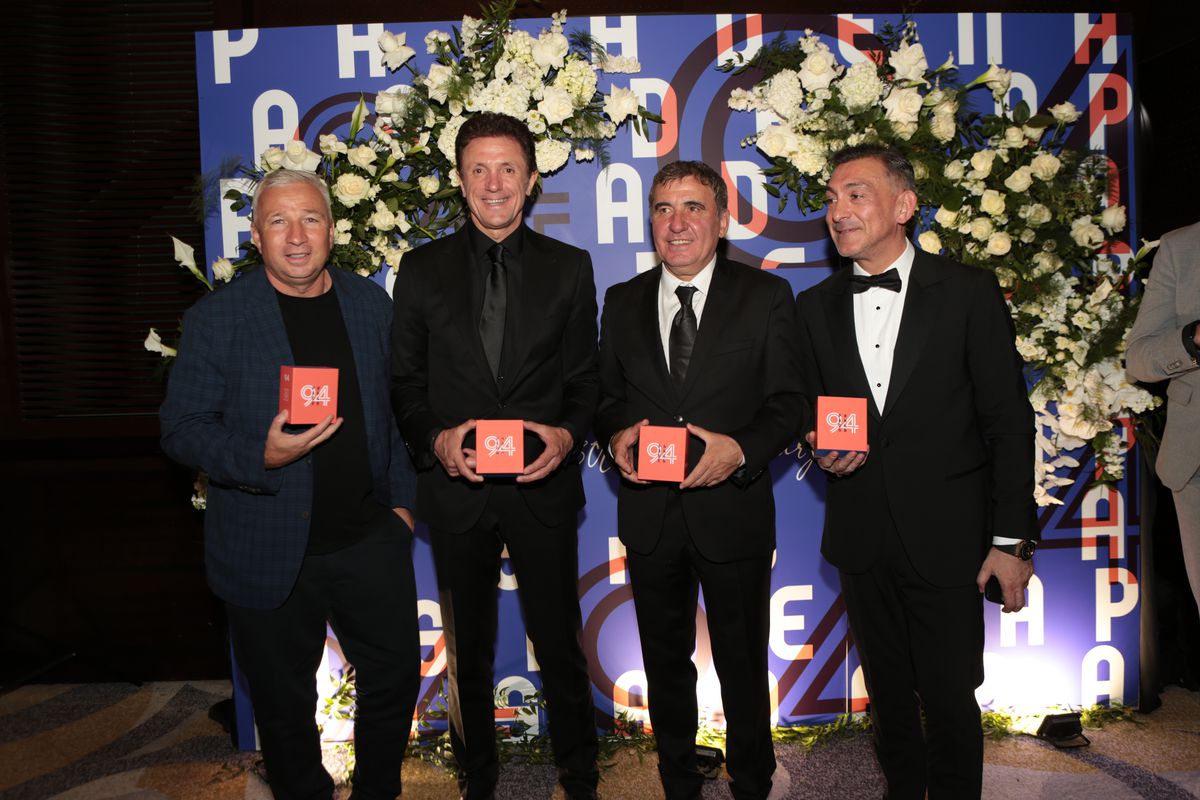 Cristi Borcea și Patrick, la dineul Generației de Aur